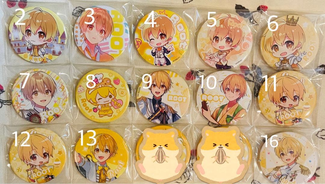 るぅと　缶バッジ　バラ売り⭕️