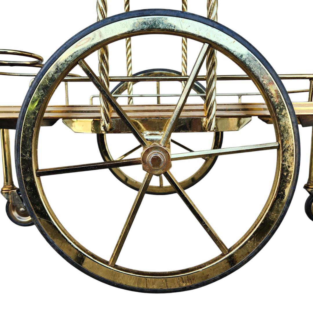 サービスカート　キッチン ワゴン ボトルラック　キッチン　アンティーク　レトロ