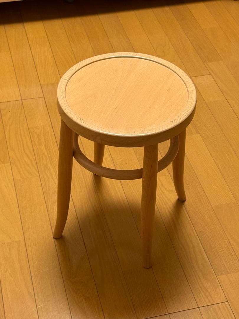 I*a様 秋田木工　ブナ材スツール　高さ43cm 「209-C」