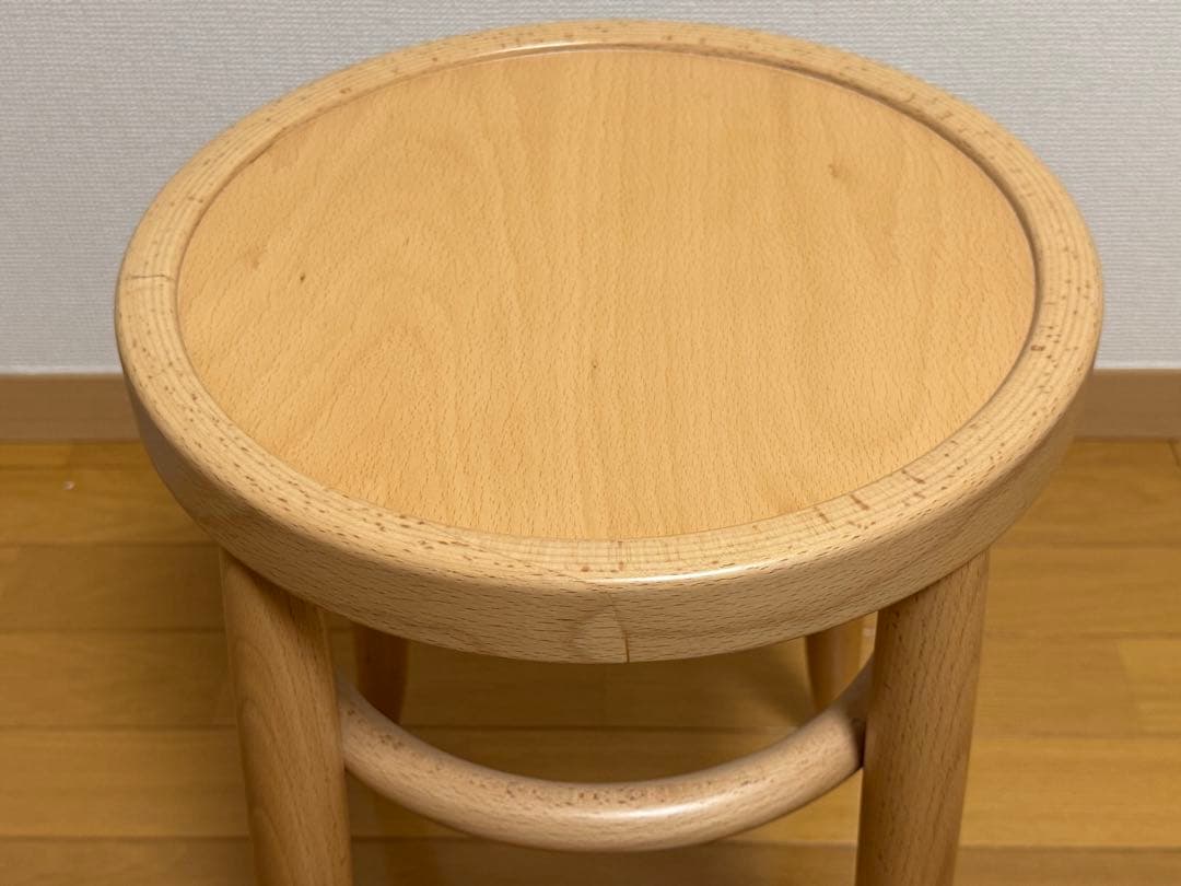 I*a様 秋田木工　ブナ材スツール　高さ43cm 「209-C」