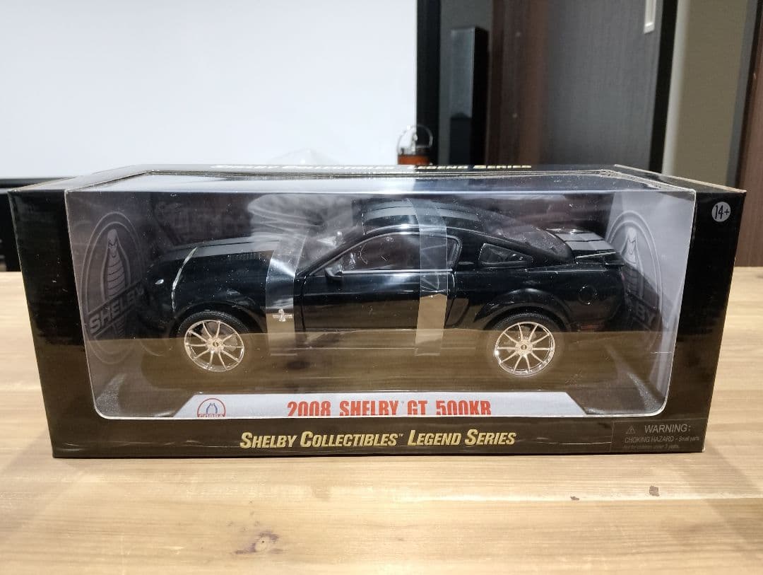 1/18 フォード　マスタング　シェルビー GT500KR ミニカー　ブラック
