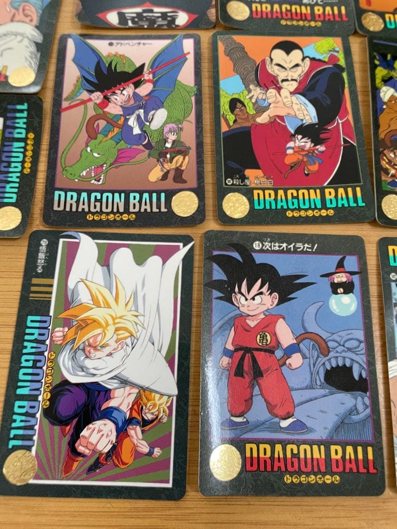 ドラゴンボール　カードダス　ビジュアルアドベンチャー　17枚セット
