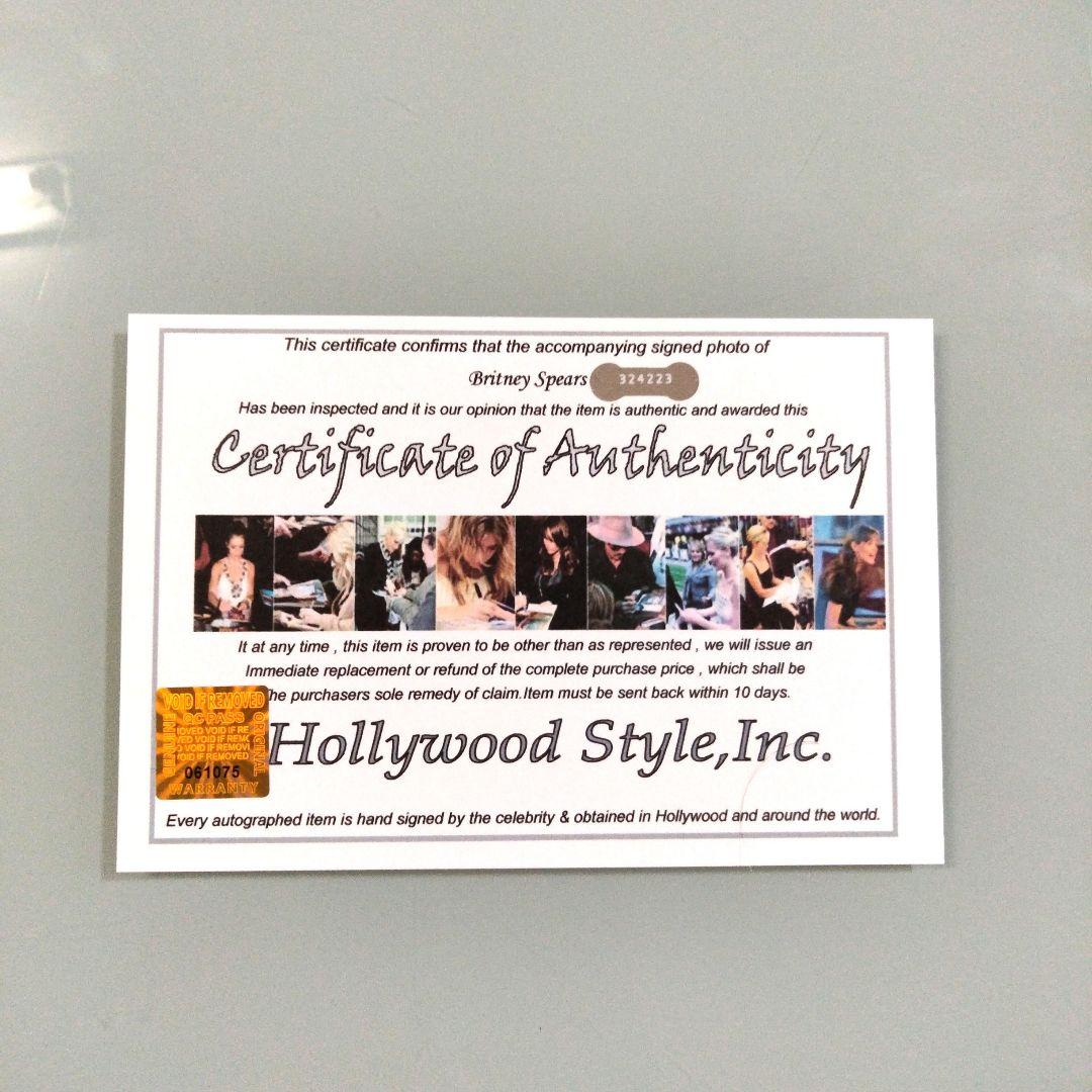 ブリトニー・スピアーズ直筆サイン入り超 大型写真…6