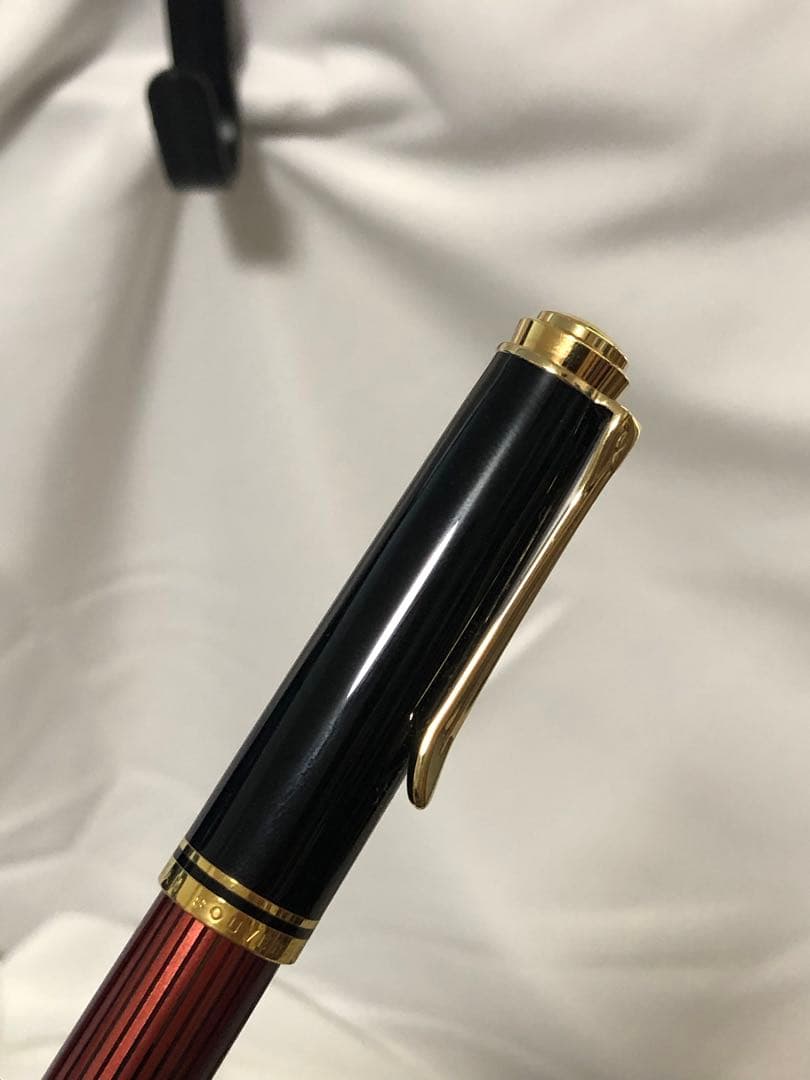 ペリカン　スーべレーン　M600 赤縞　F細字　k14