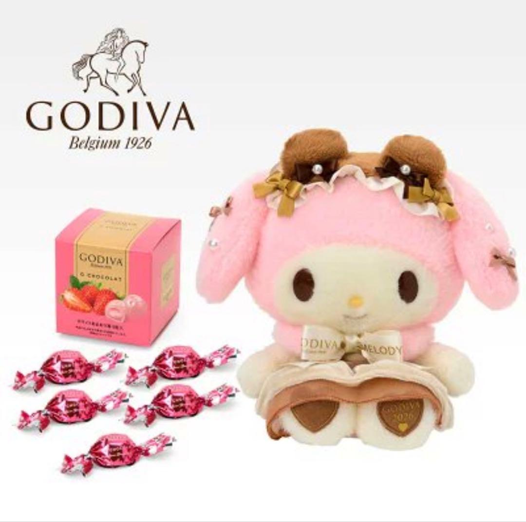 マイメロ ゴディバ＆マスコットホルダー サンリオ Godiva Sanrio