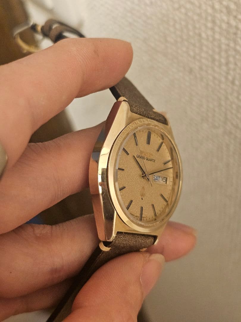 SEIKOセイコー　腕時計　グランドクオーツ　4843-8110　[稼動]