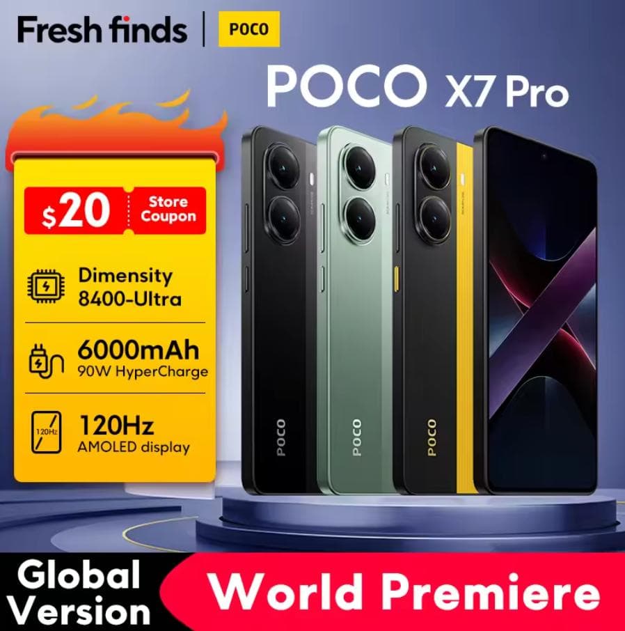 スマートフォン本体 POCO X7 Pro G Version Dimensity 8400