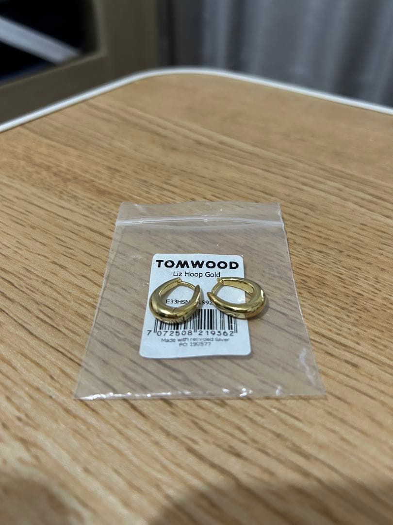 TOMWOOD(トムウッド) Liz Hoop Gold フープピアス(両耳)