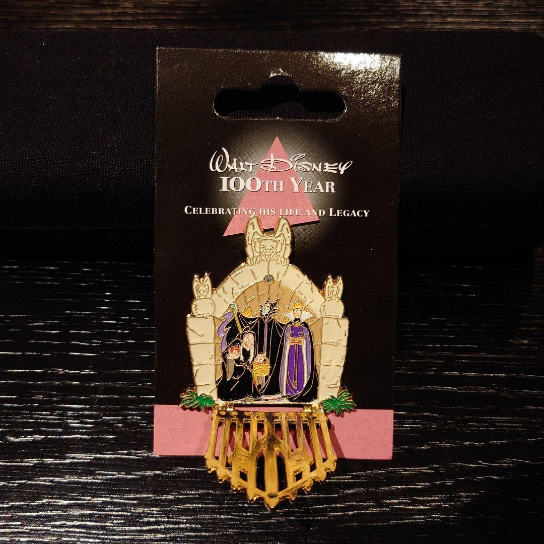 ウォルト・ディズニー 生誕100周年 ディズニーストア ヴィランズ ピンバッジ