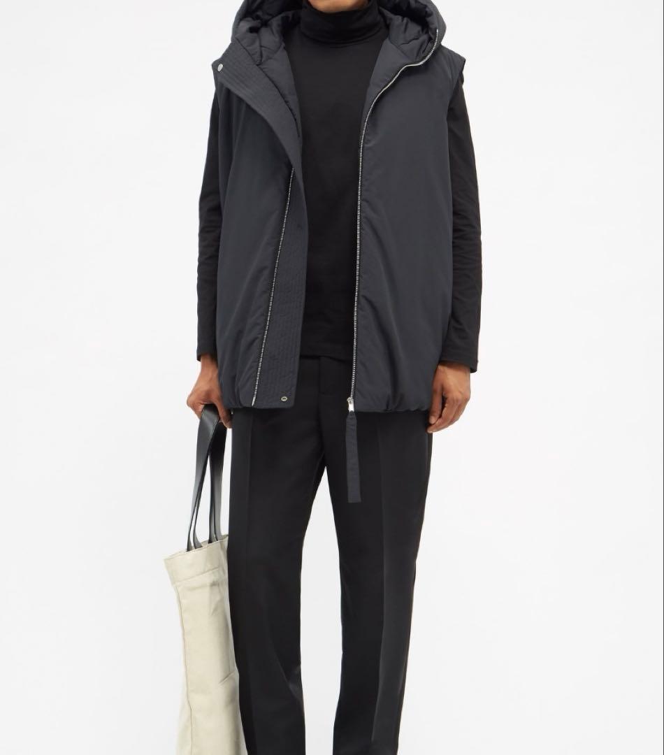 JIL SANDER ジルサンダー　フード付きダウンベスト