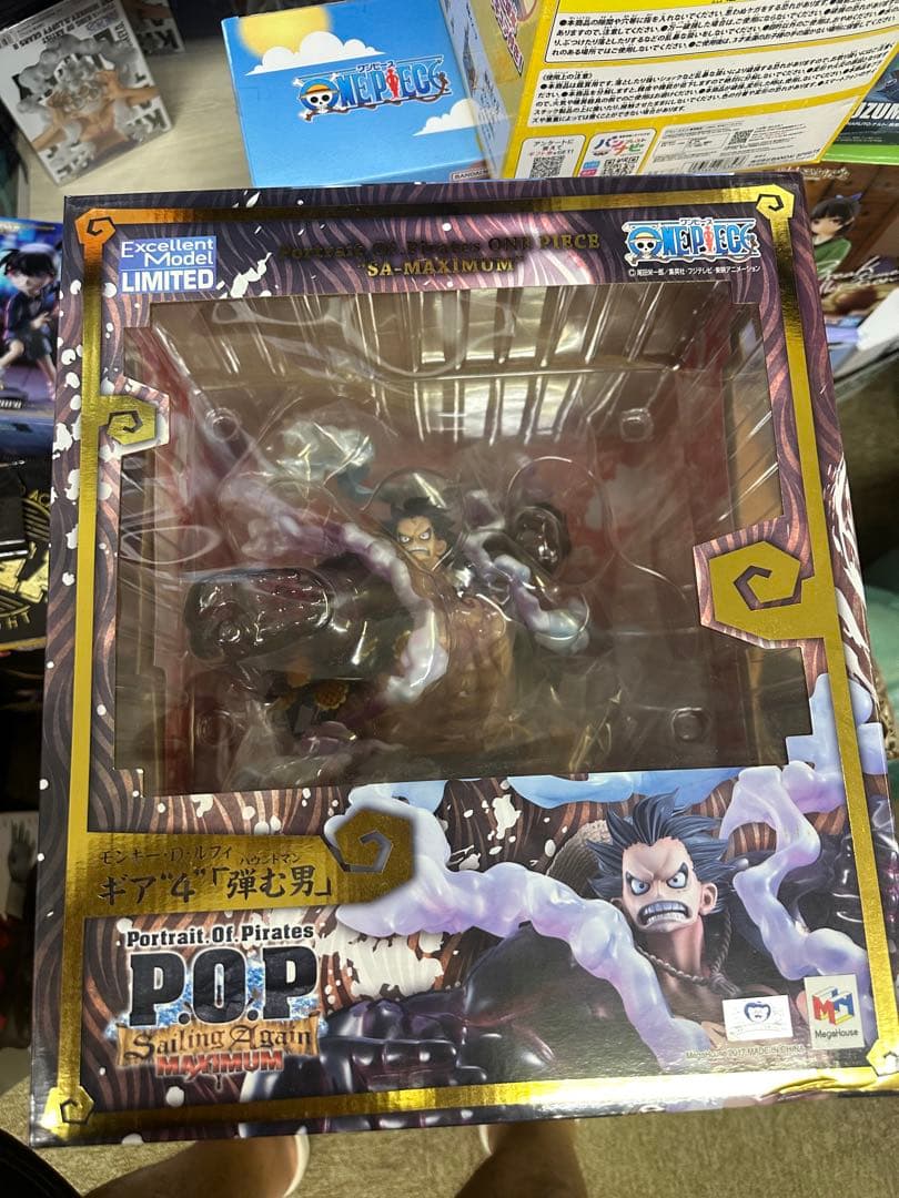 ワンピース POP MAXIMUM ルフィ ギア4 バウンドマン フィギュア