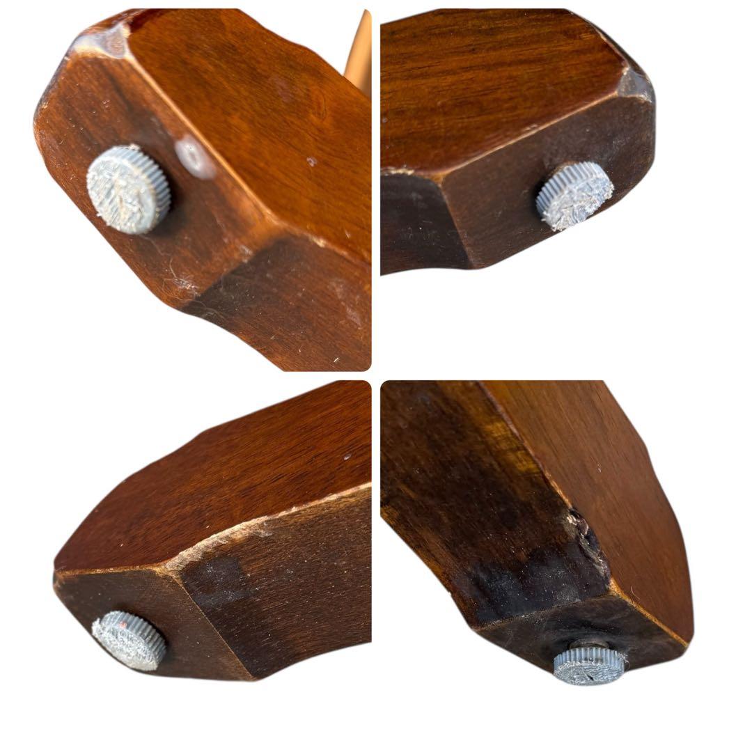 HR847 三越ブルージュ　拡張テーブル　ダイニングテーブル　丸　円　楕円