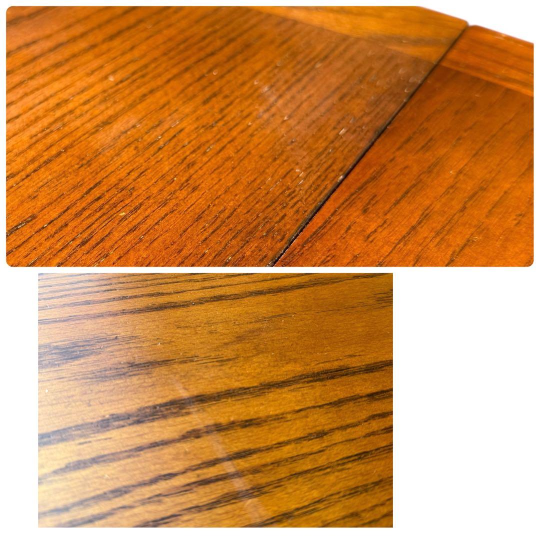 HR847 三越ブルージュ　拡張テーブル　ダイニングテーブル　丸　円　楕円