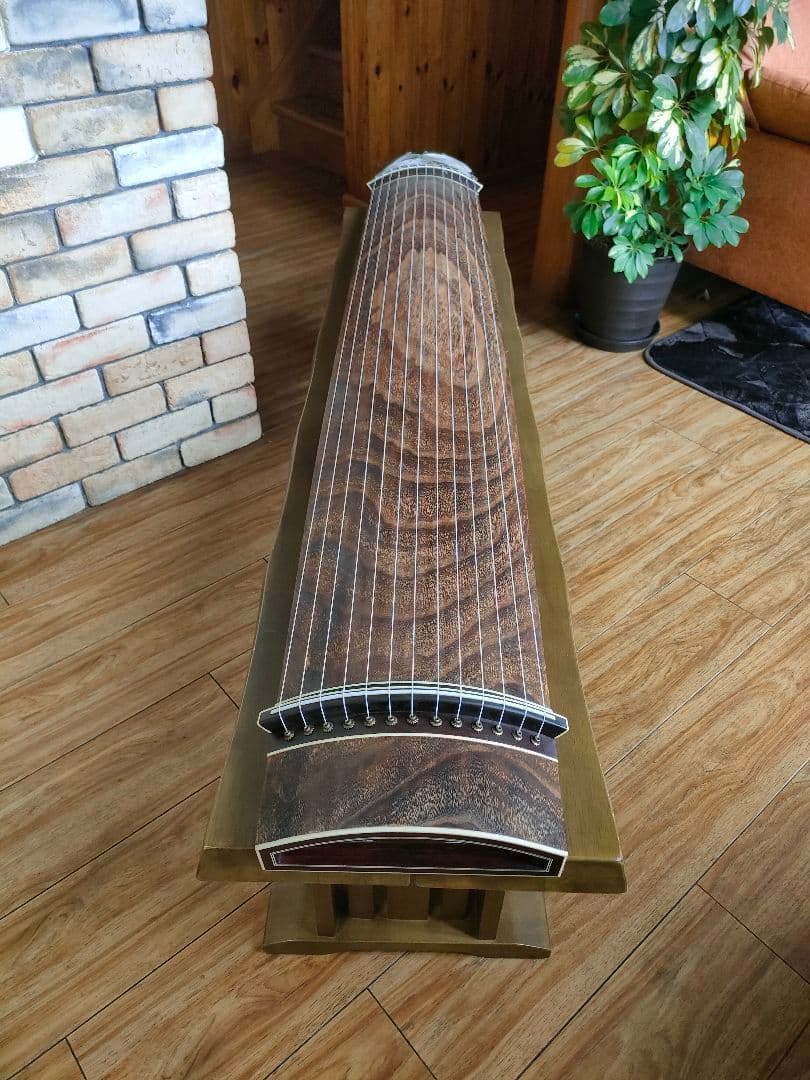 ももちゃん　琴13弦　すだれ彫り　付属品