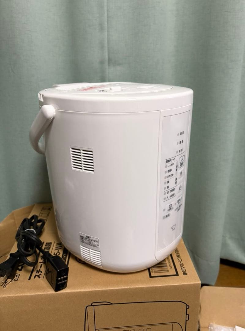 【極美品】象印スチーム式加湿器 EE-RT35-WA 350ml 2024年式