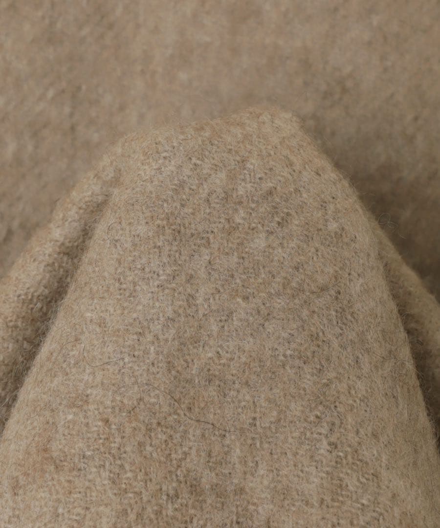 evernavy ベージュ　カシミヤ　大判　ストール　マフラー