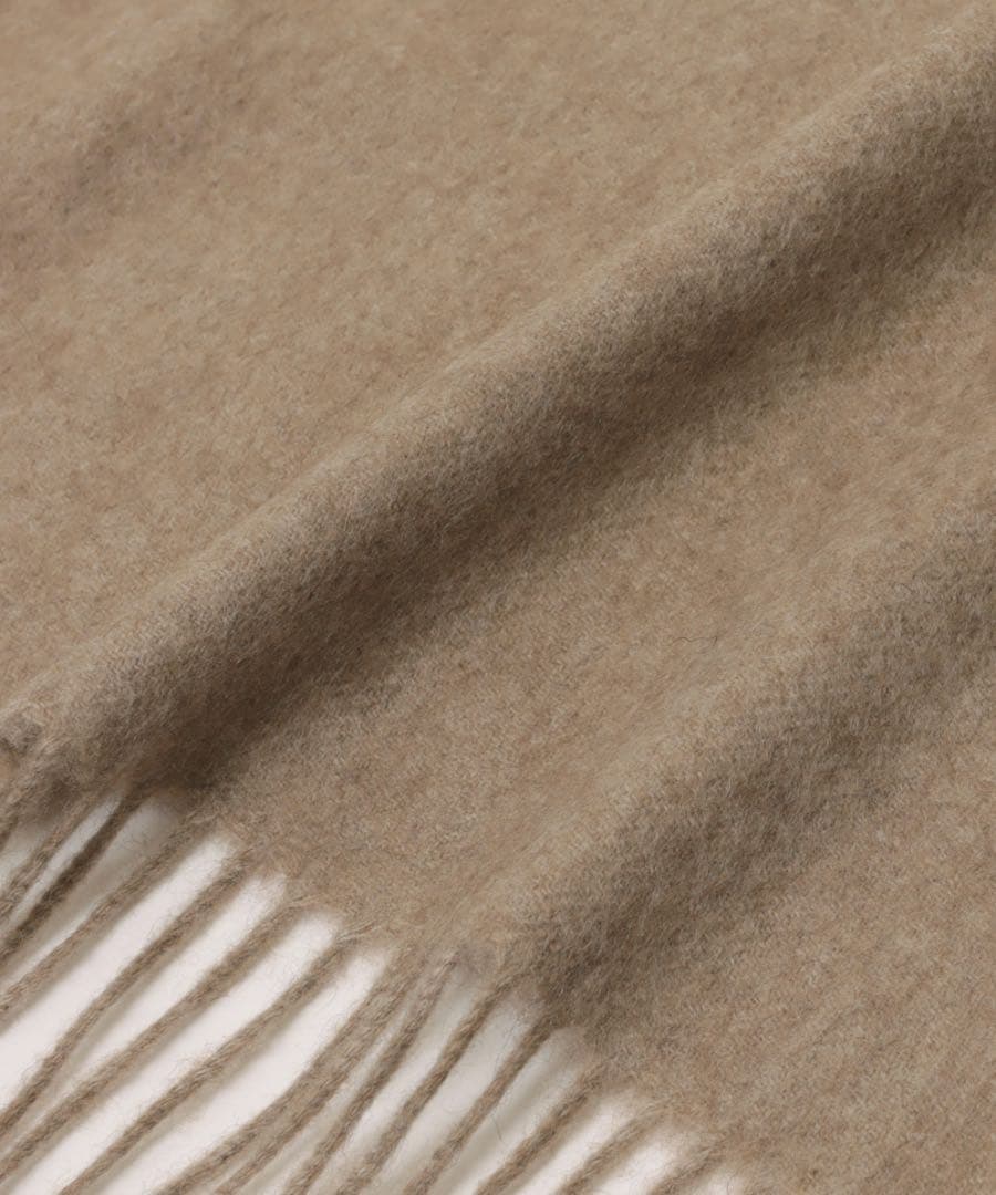 evernavy ベージュ　カシミヤ　大判　ストール　マフラー