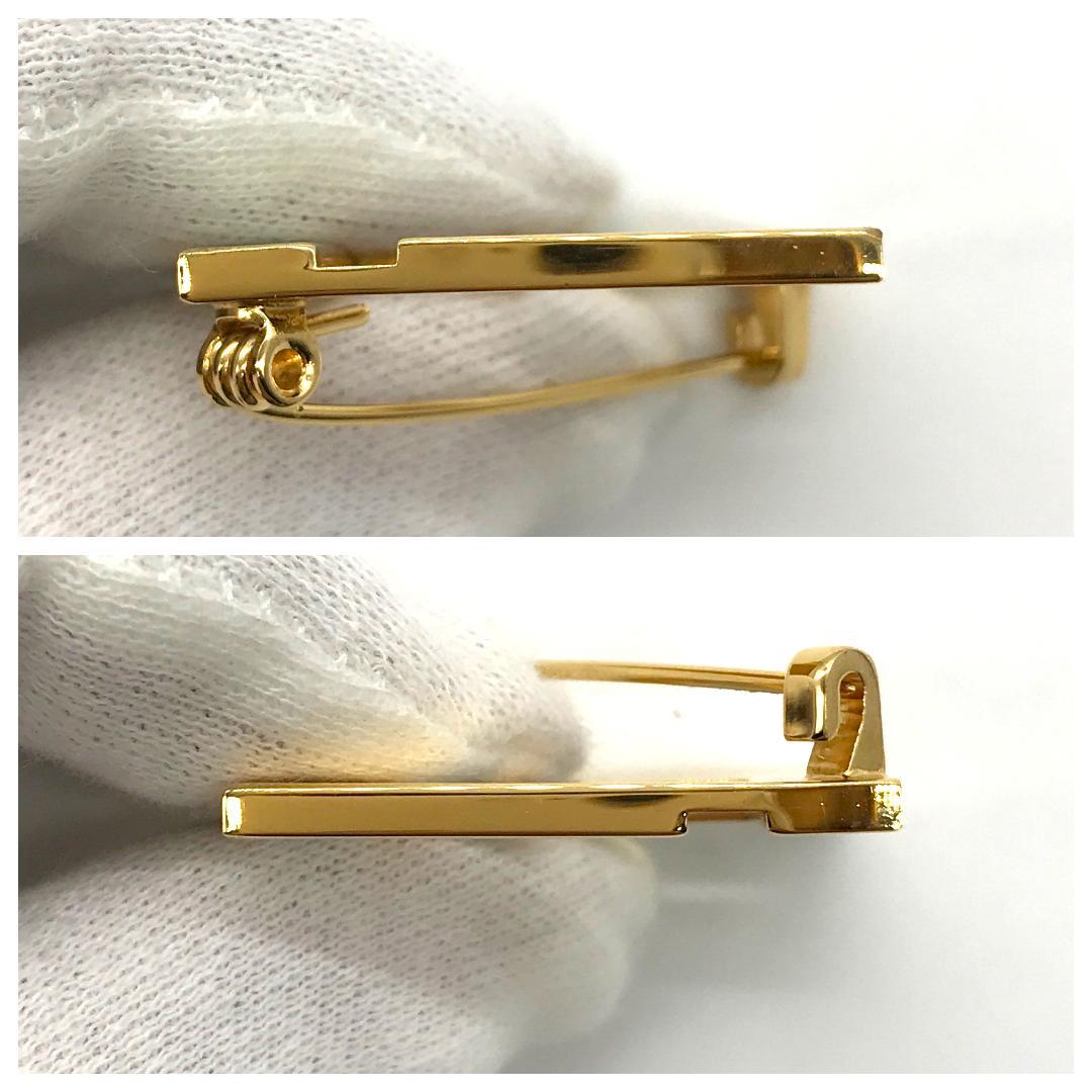 【未使用級】FENDI フェンディ ブローチ フォーエバー FFロゴ