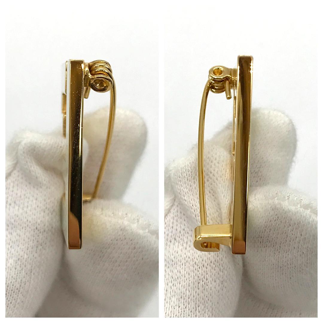 【未使用級】FENDI フェンディ ブローチ フォーエバー FFロゴ