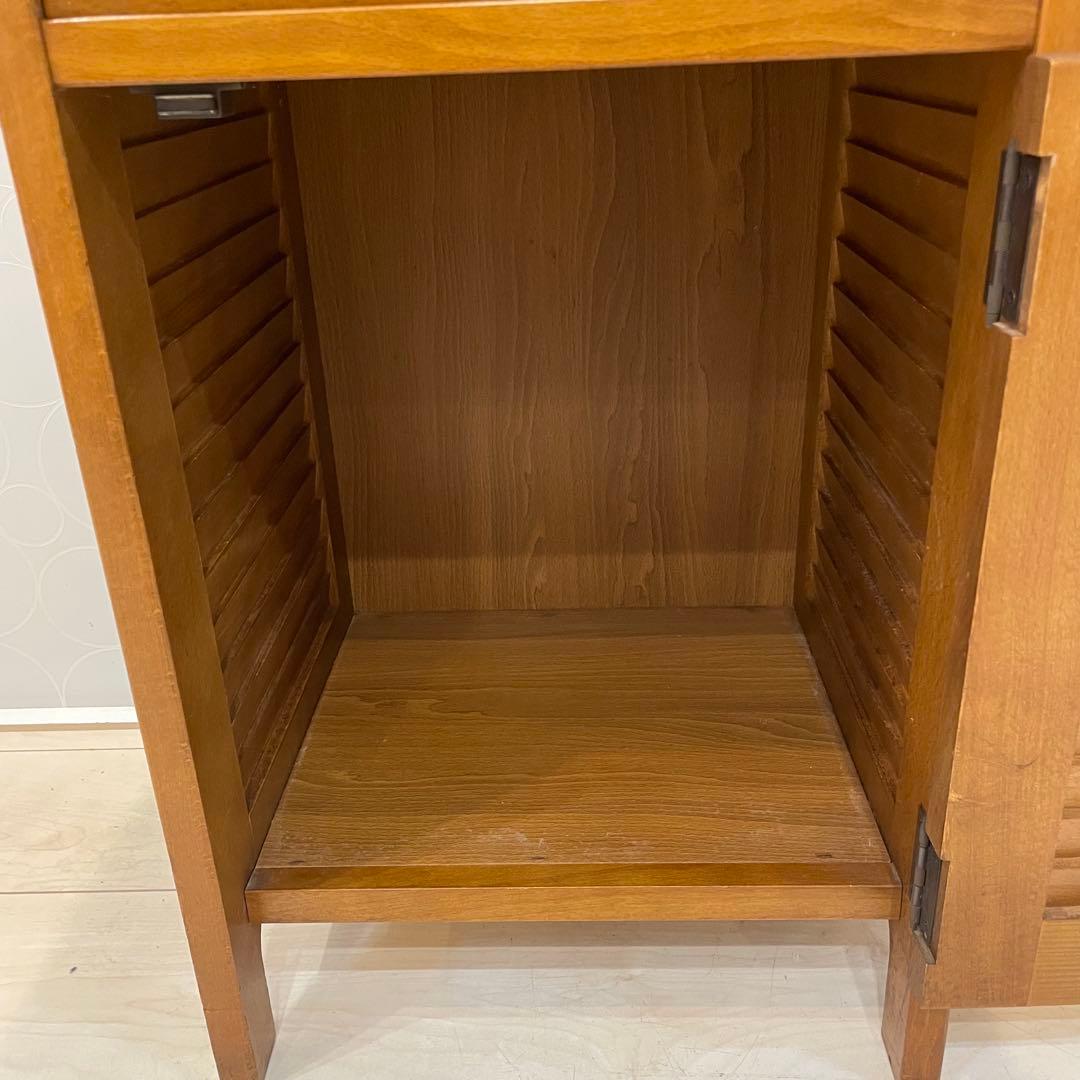 【Karimoku】カリモク サイドキャビネット 電話台 花台 飾り台 収納家具