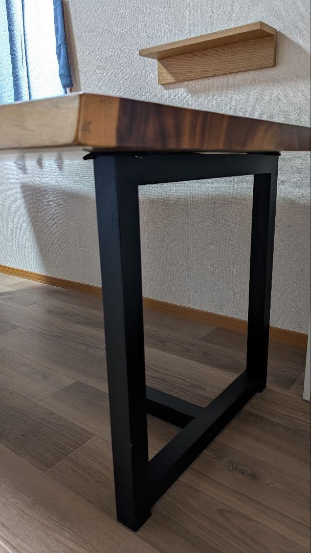 167×91〜99×5 無垢 一枚板 モンキーポット テーブル ①天板のみ