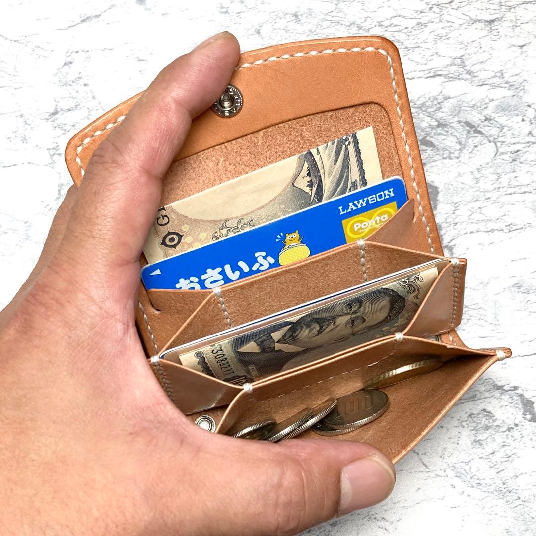 栃木レザー コンパクト財布 本革 キーケース ミニ財布 メンズ レディース