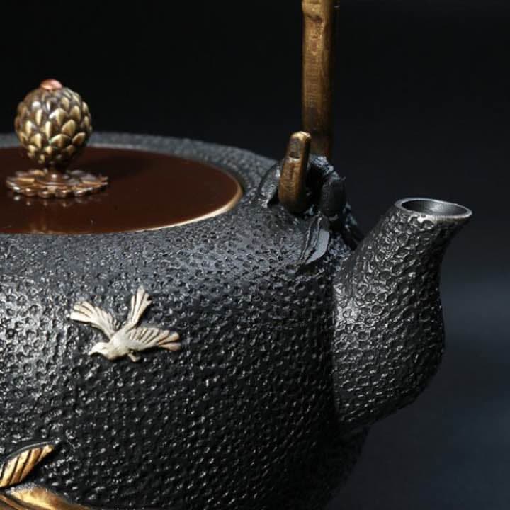 鉄器 急須 伝統工芸 手作り 鉄分補給 鉄瓶　SY-010