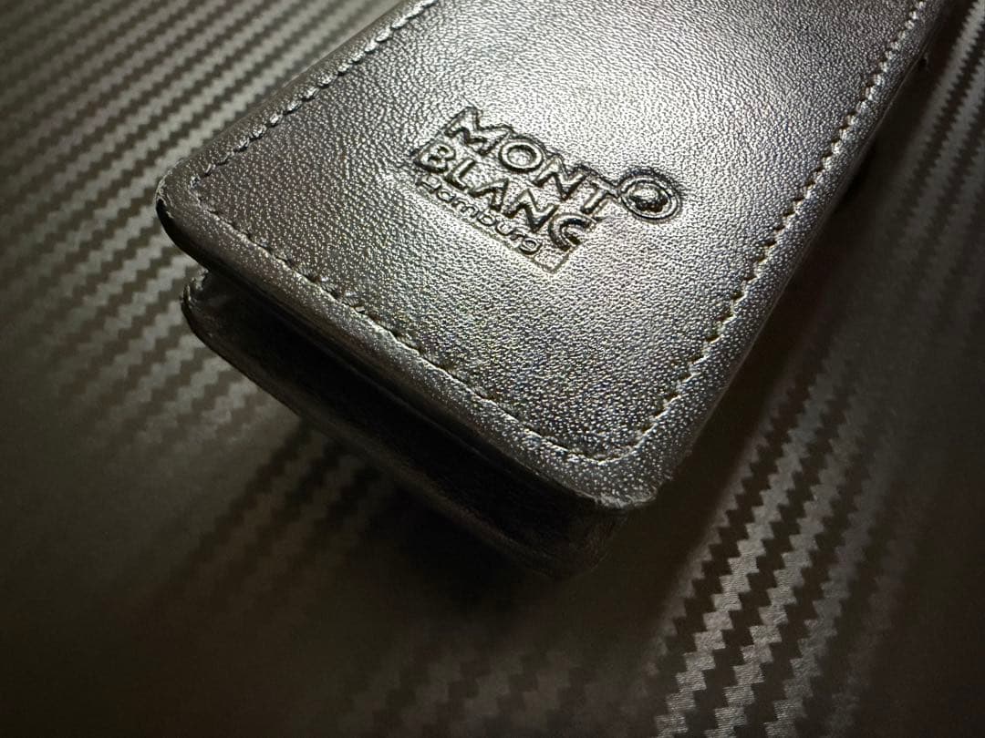 美品 モンブラン シエナ 2本差し ペンケース