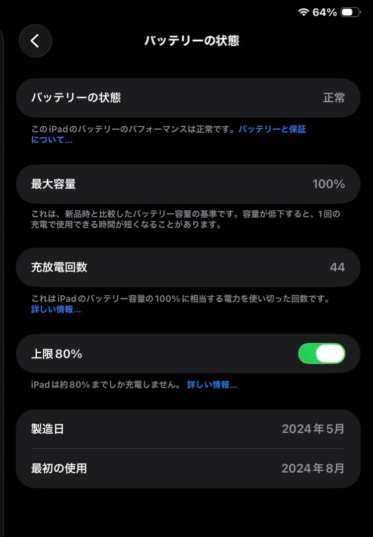 【美品】 iPad Air 第6世代 128GB Wi-Fi 11インチ