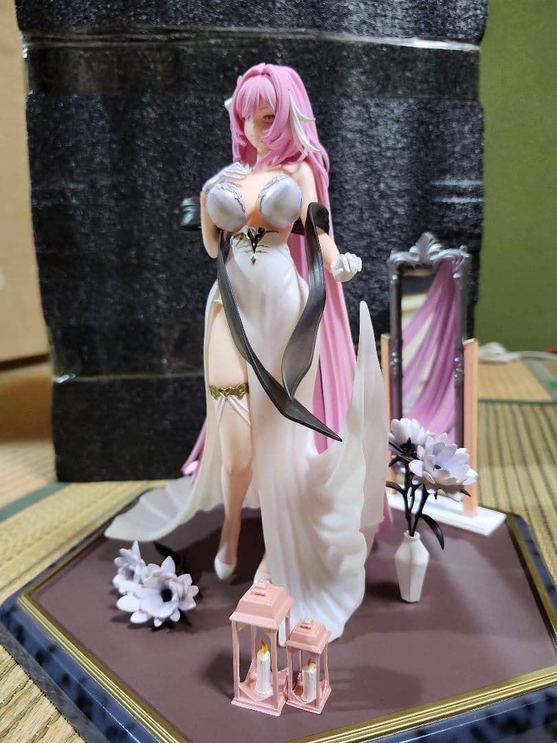 人*間様 ガレージキット 崩壊3rd エリシア(ウェディングドレス) 塗装済み完