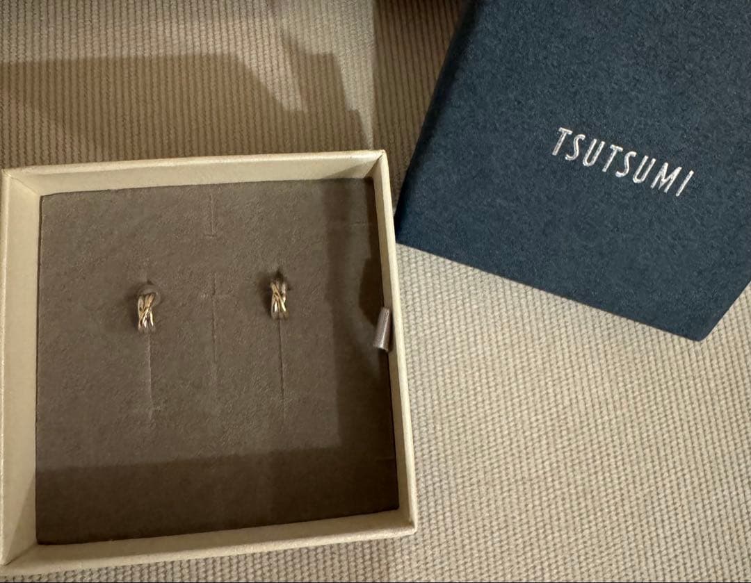 ジュエリーツツミ K10WG K10 ピアス