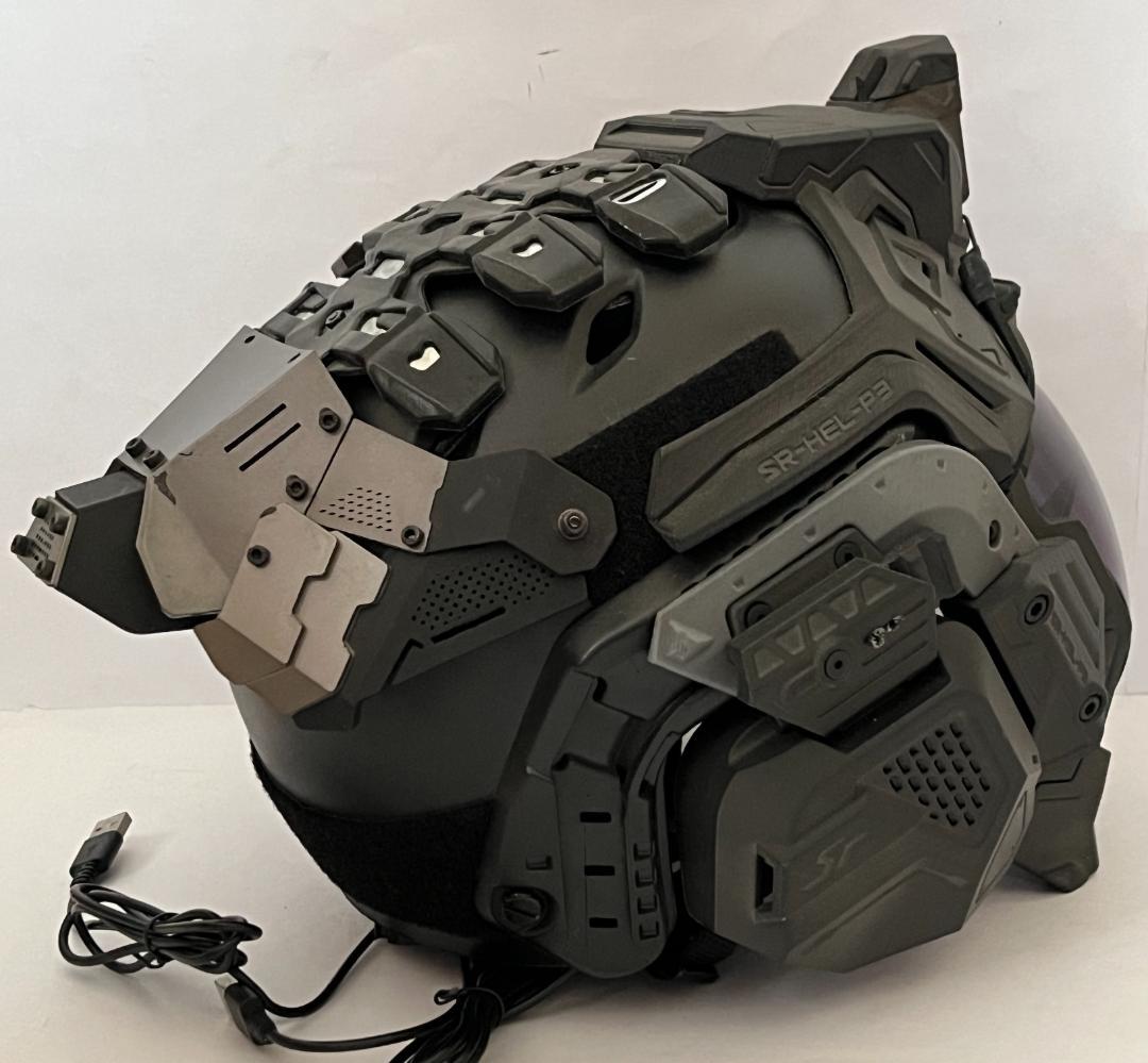 SRU SRU-HEL-P3 タクティカルヘルメット 装飾パーツ付 FAN付