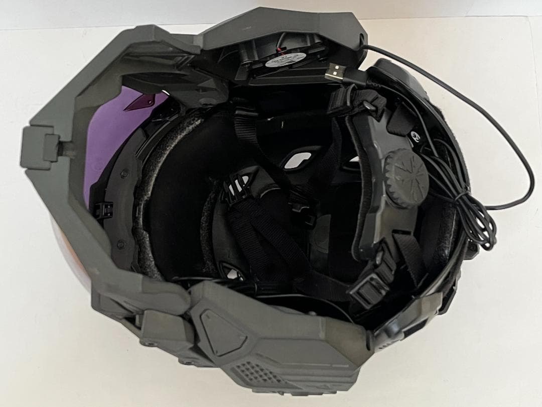 SRU SRU-HEL-P3 タクティカルヘルメット 装飾パーツ付 FAN付