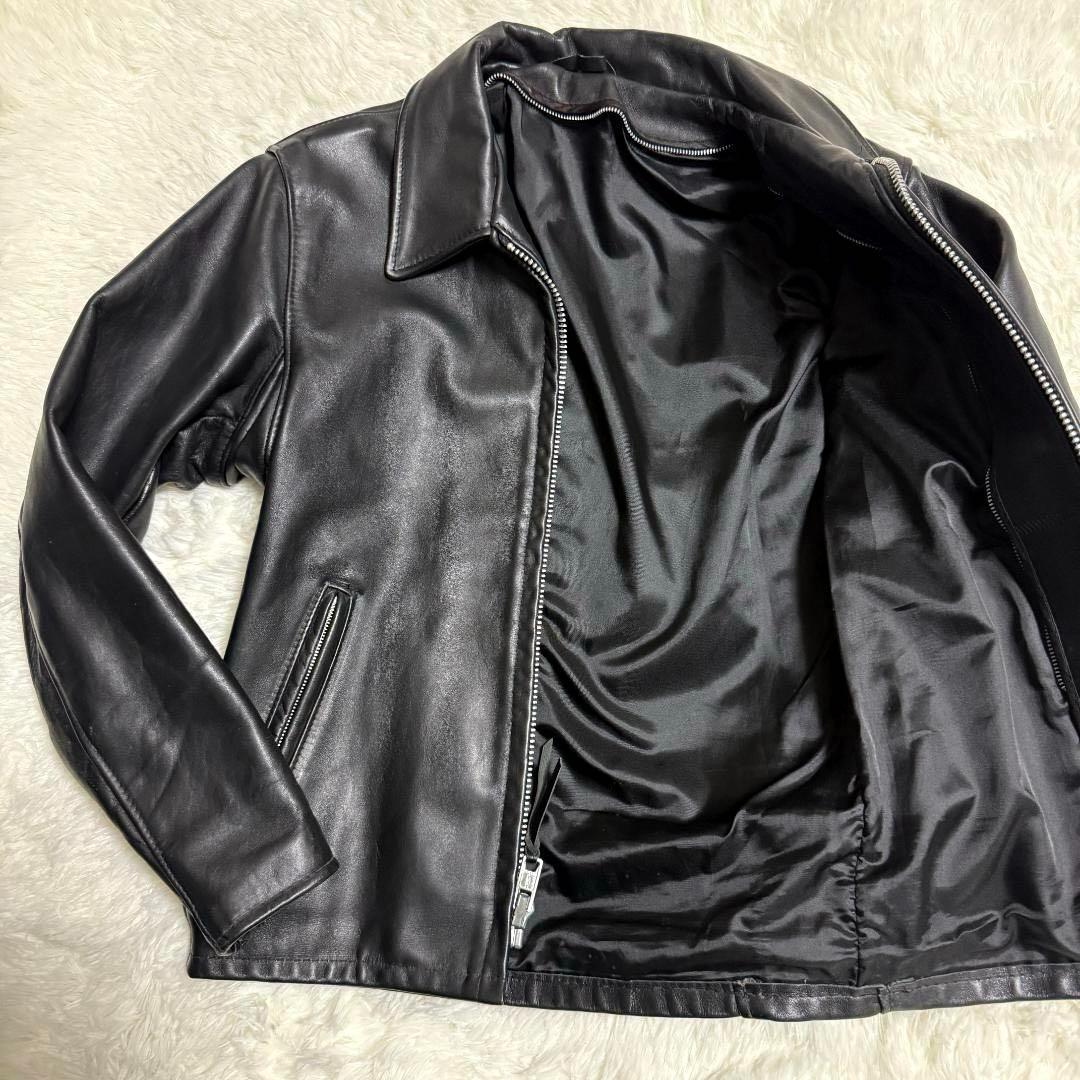 希少⭐️Schott ショット 642 シングルライダース レザー 米国製 黒✨