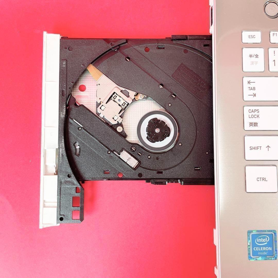 売り切れ続出‼️おしゃれゴールド薄型ノートパソコン✨️快適SSDカメラ・テンキー付き