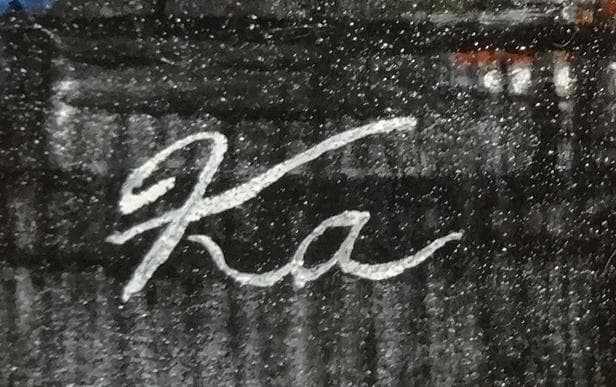 上鈴木正一 油彩画 0号『セントラルパークからの眺め』ご予約作品です!!