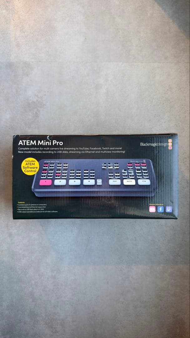 Blackmagic ATEM Mini Pro HDMI4入力