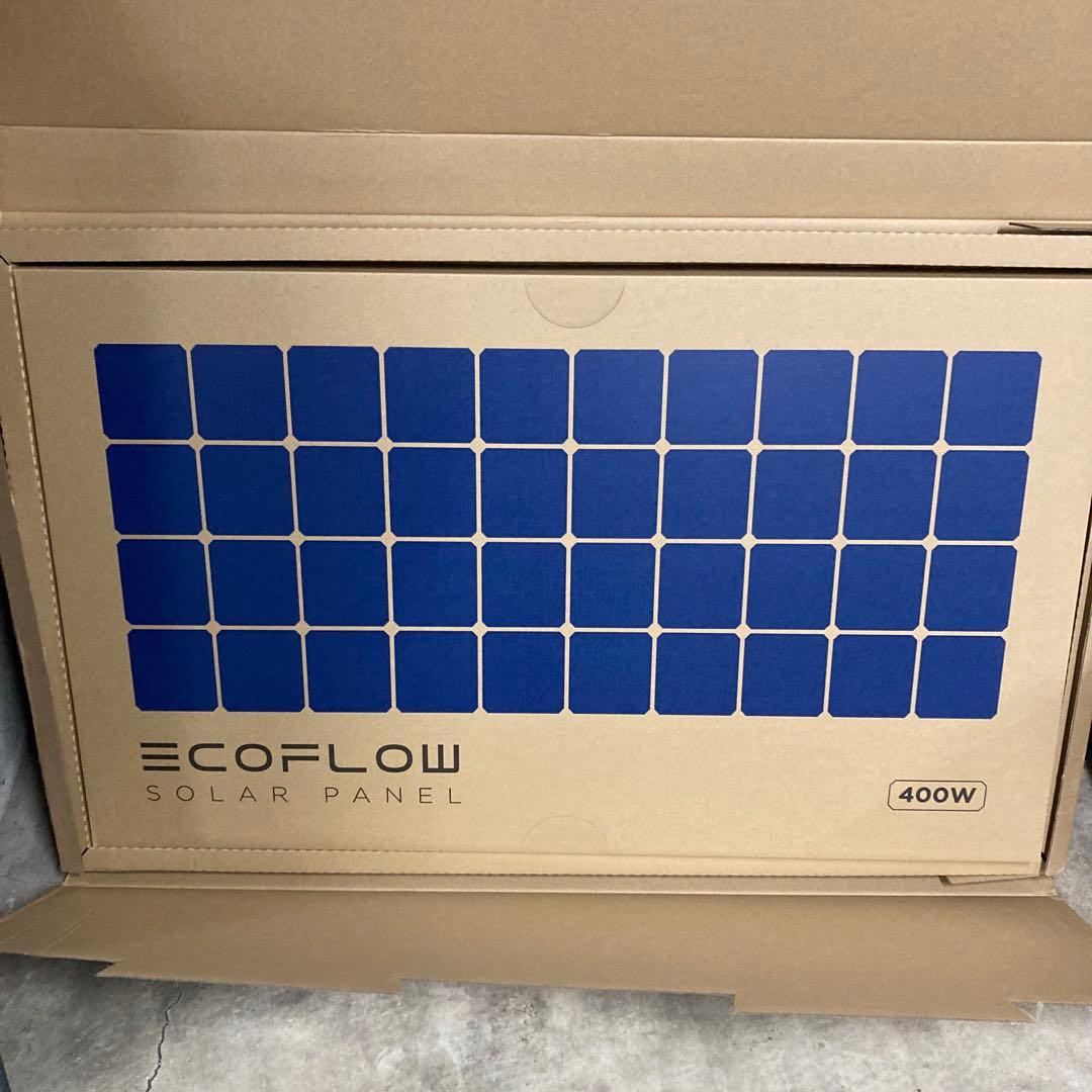 【ヒロ】ECOFLOW ソーラーパネル 400W キャリーケース付き