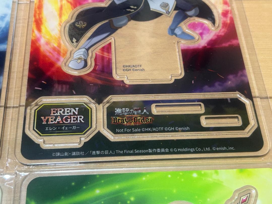 進撃の巨人 ブレイブオーダー アクリルスタンド ブレオダ 6個セット
