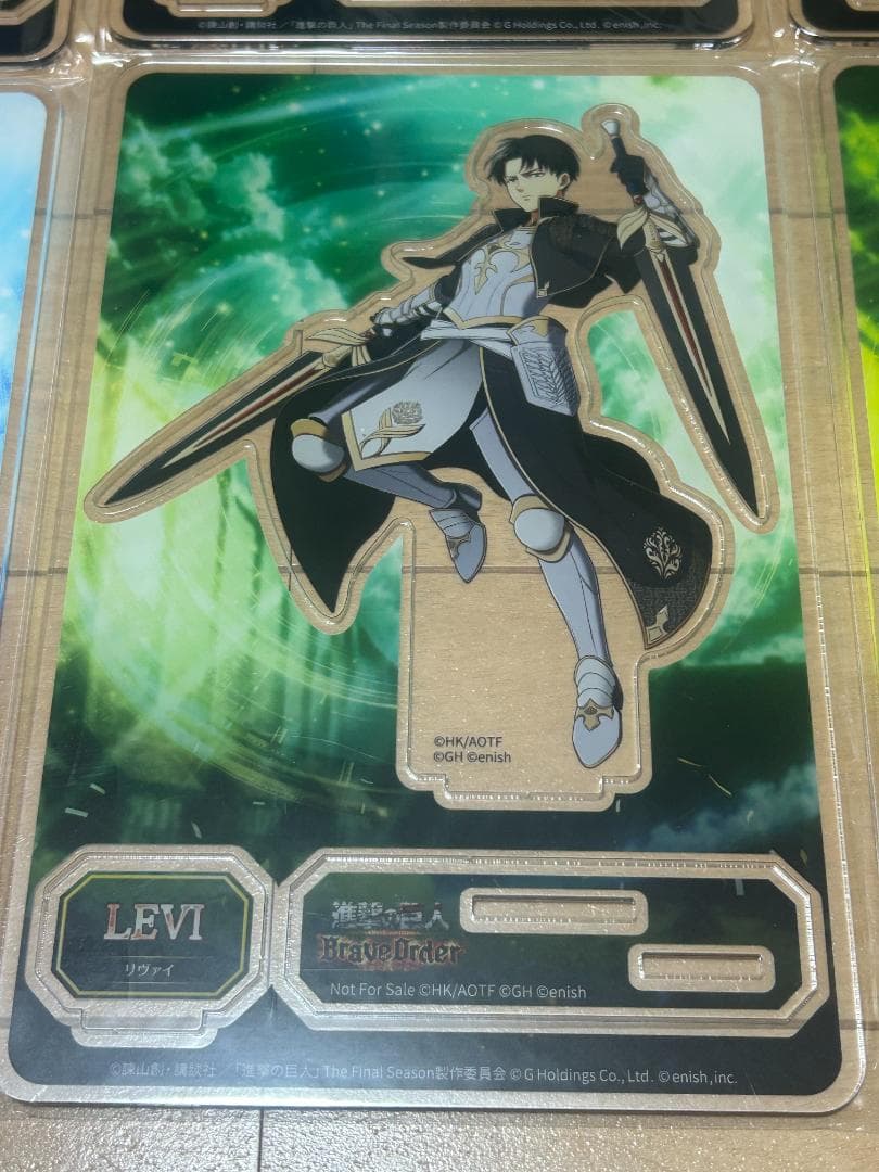 進撃の巨人 ブレイブオーダー アクリルスタンド ブレオダ 6個セット