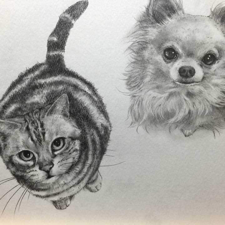 似顔絵イラストオーダーsample