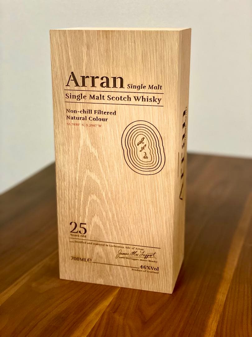 Arran 25年 シングルモルトウイスキー 700ml