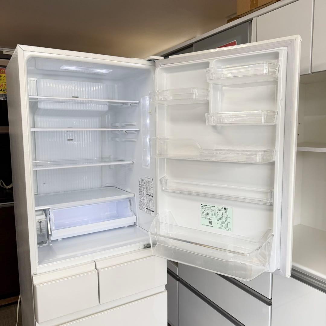 【超美品‼️】パナソニック 2021年製 406L冷蔵庫ナノイー 微凍結パーシャル