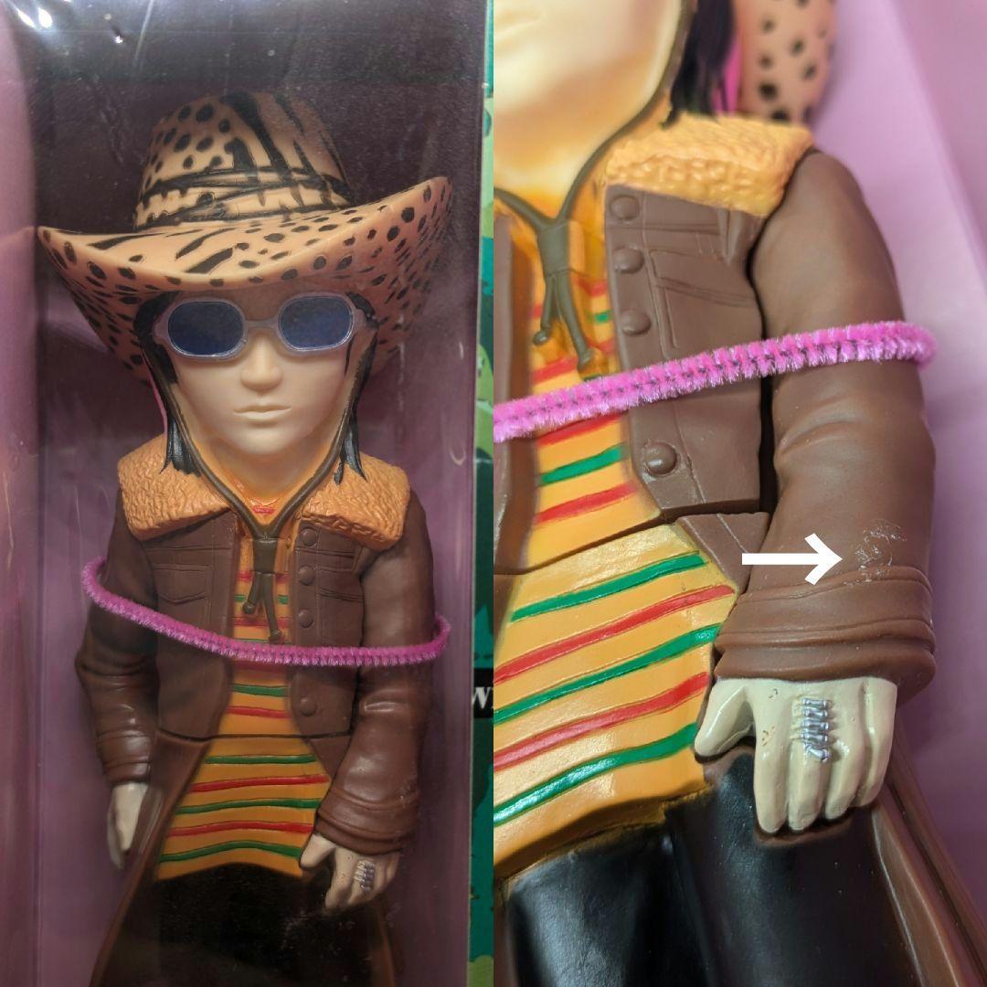 hide　ウォールクロック　ベアブリック　ギターコレクション　イエローハート