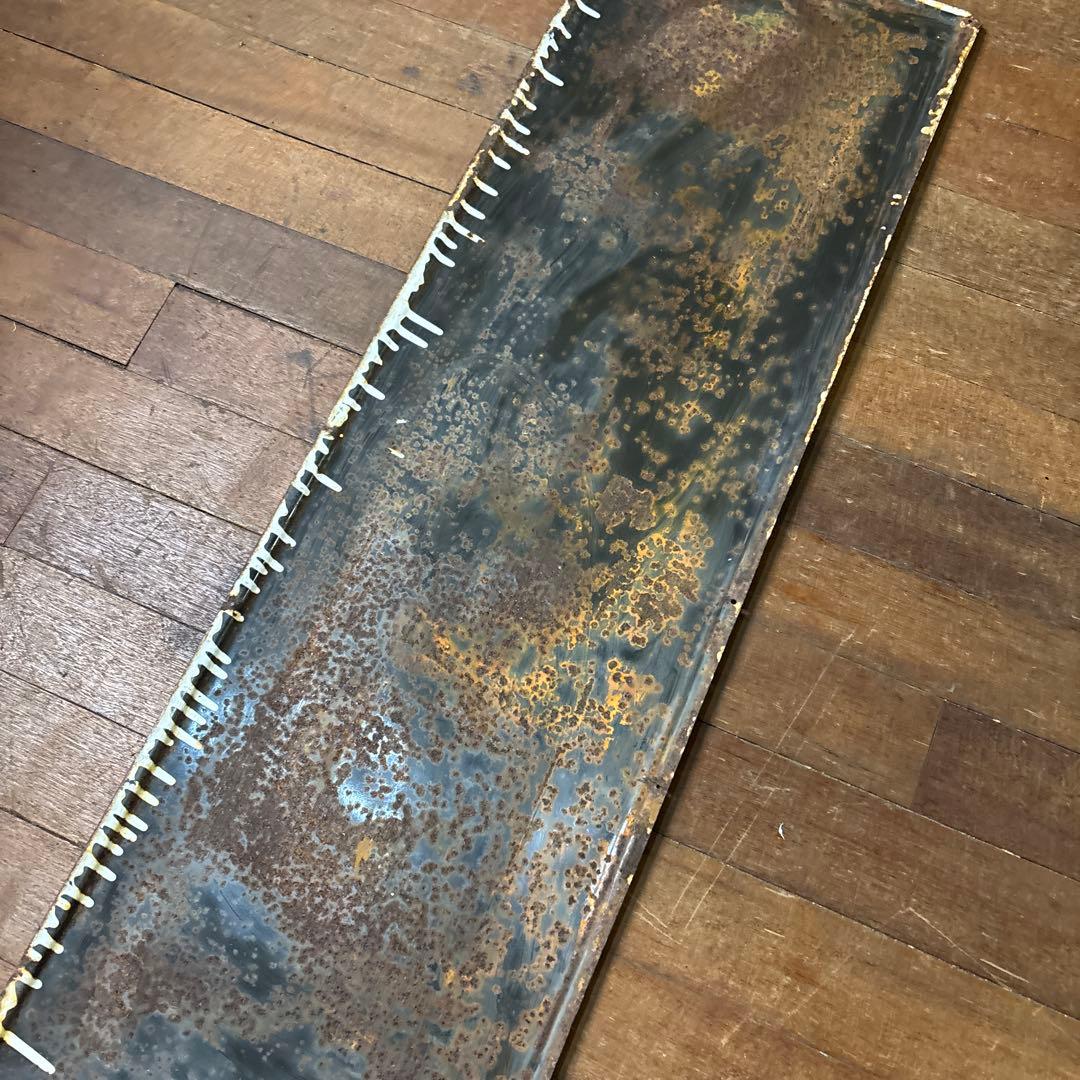 昭和レトロ　ホーロー看板　レトロ看板　筑前屋　カネチ