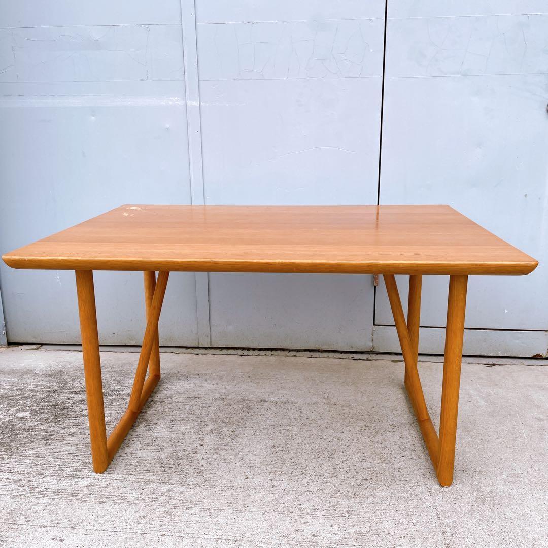 【送料込】日進木工 ACTUS フォルムス Forms ダイニング 机 無垢材