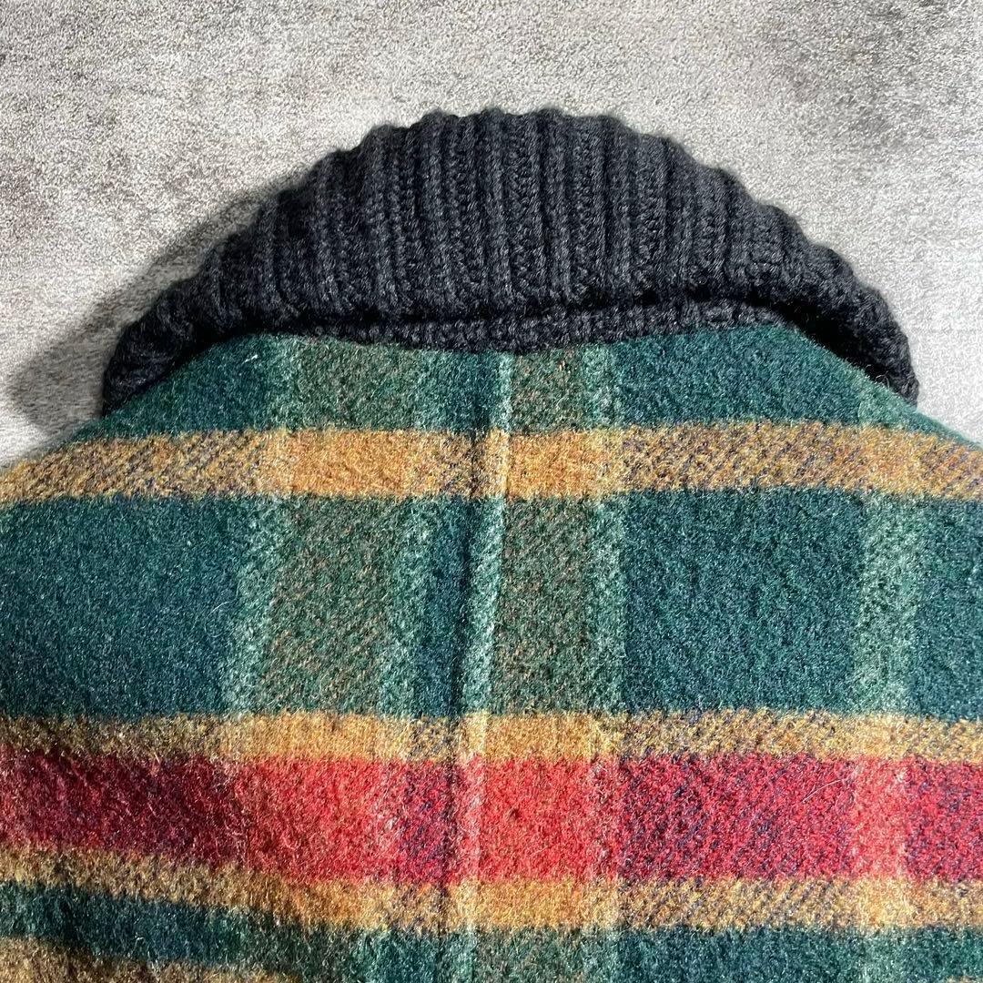 美品FIDELITYフィディリティウール チェック柄ジャケットUSA製サイズM