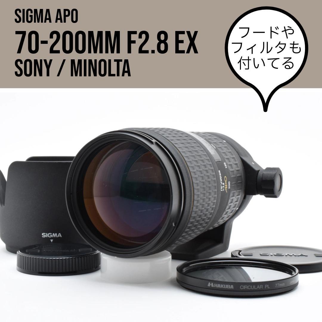 シグマ SIGMA 70-200mm F2.8 APO EX ソニーミノルタ