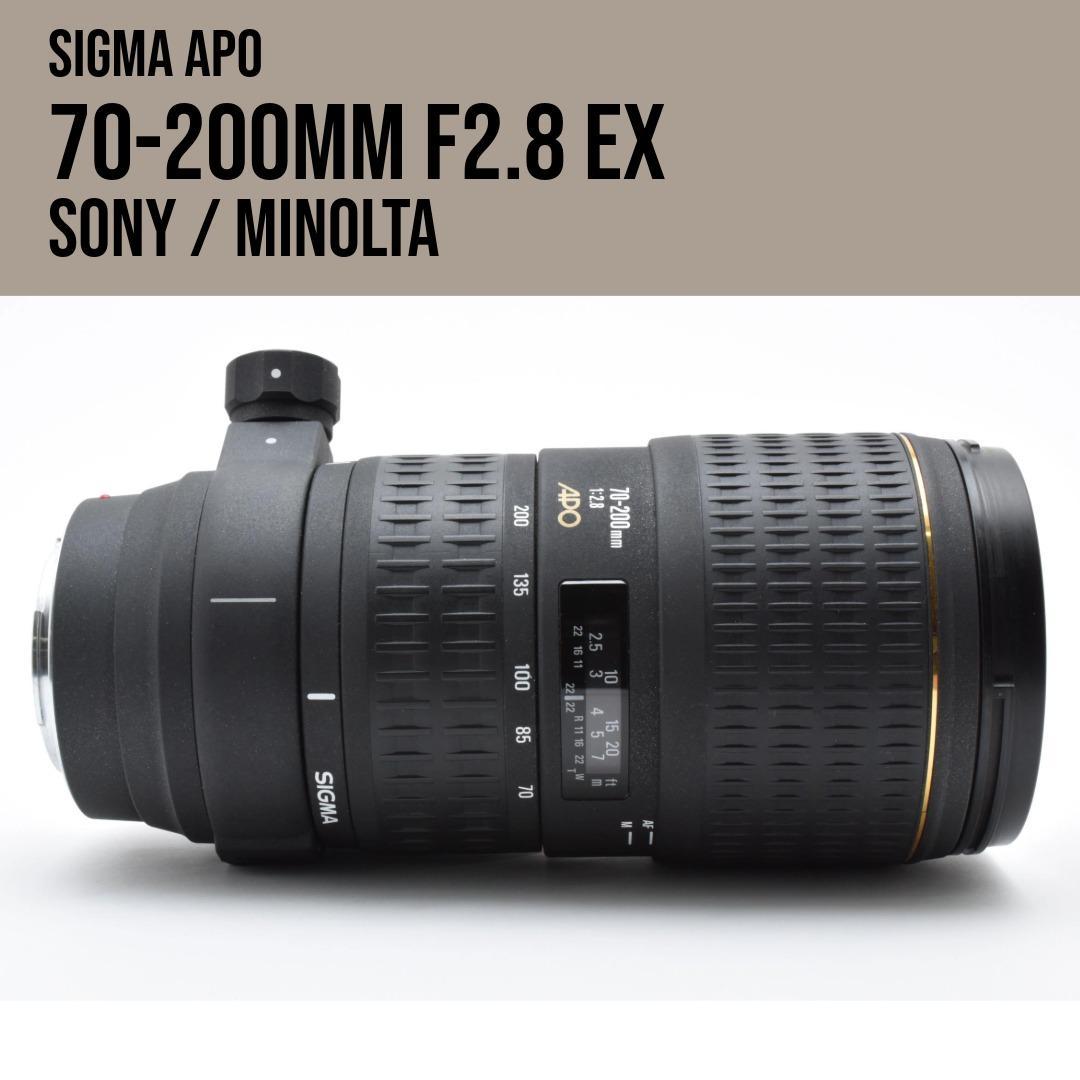シグマ SIGMA 70-200mm F2.8 APO EX ソニーミノルタ
