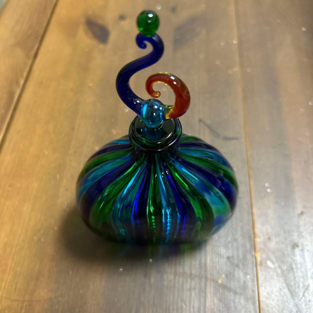 F & M Ballarin ヴェネチアンガラス 香水瓶大　ムラーノ　工芸品